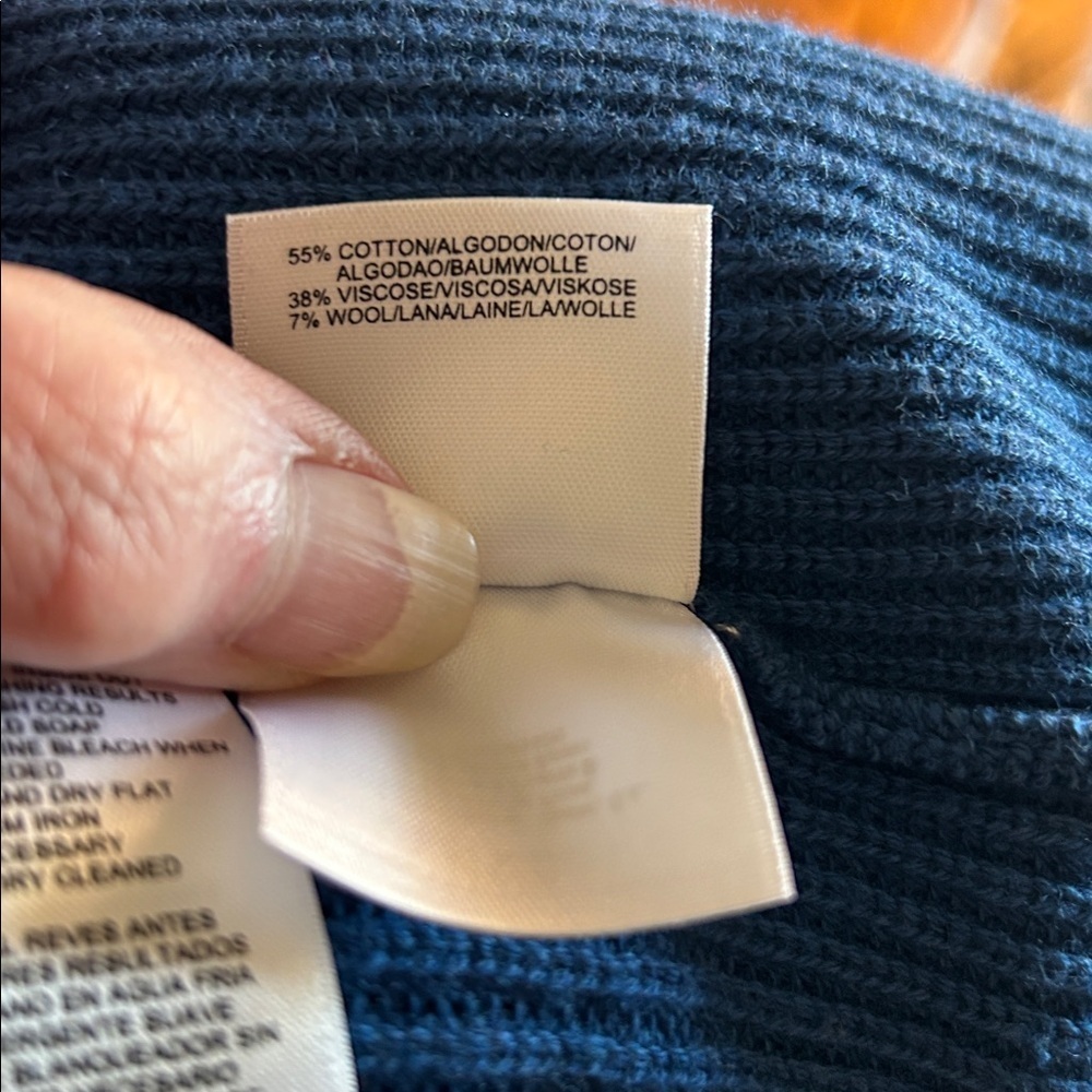 Jones New York Navy Knit Cardigan - PXL - Picture 10 of 10